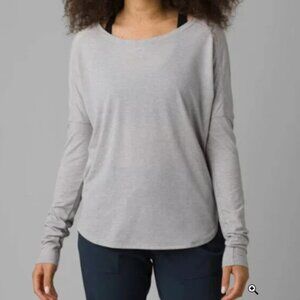 Prana Rogue Long Sleeve Twist Back Performance Top – Size Large